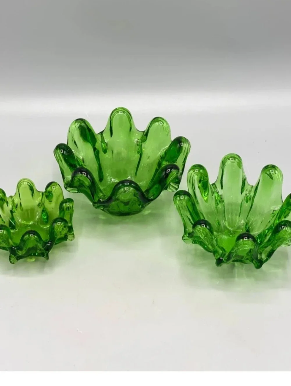3 Mid Century Modern Murano Glass Nesting Bowls